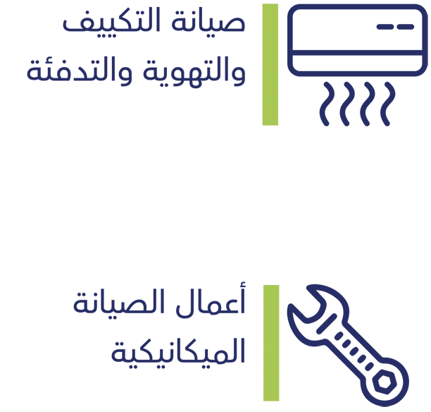 HVAC and Mechanical Works Arabic icon